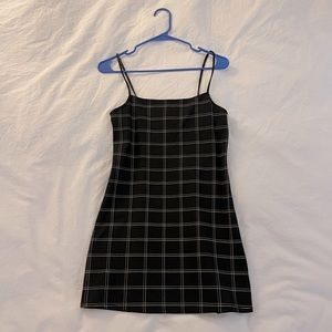 Black and Green Checker Mini Dress - Forever 21